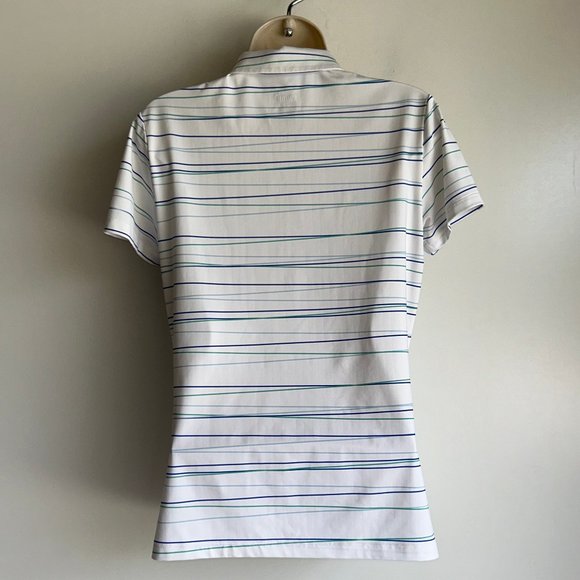 PUMA GOLF Striped PowerCool Polo Shirt Women's Small - Picture 4 of 12